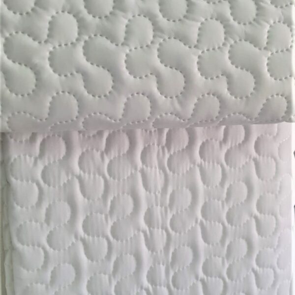 Protecție pernă matlasată și impermeabilă, cu fermoar, 70×70cm